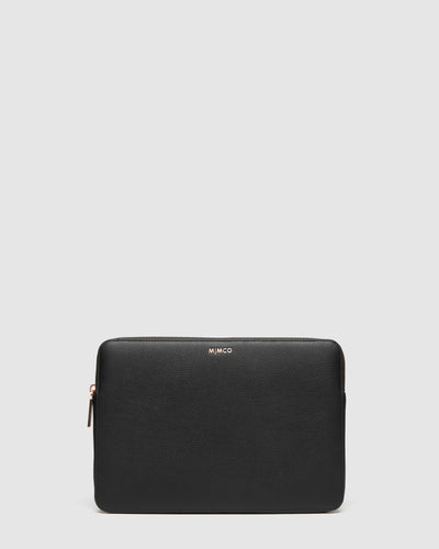 Classico 13-Inch Laptop Case - Black Rose Gold