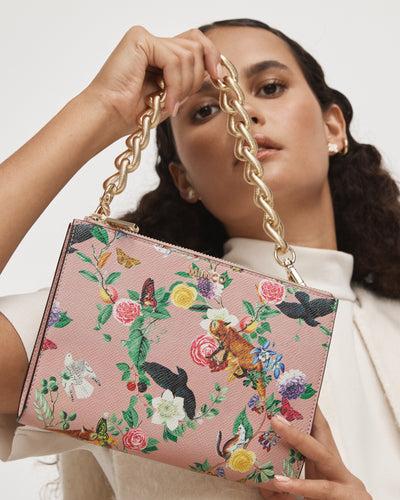 Classico Zip Medium Pouch - Fairytale Print