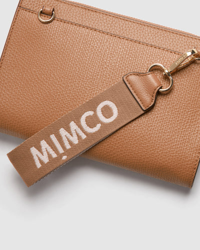 Webbing Wrist Bag Strap - Caramel