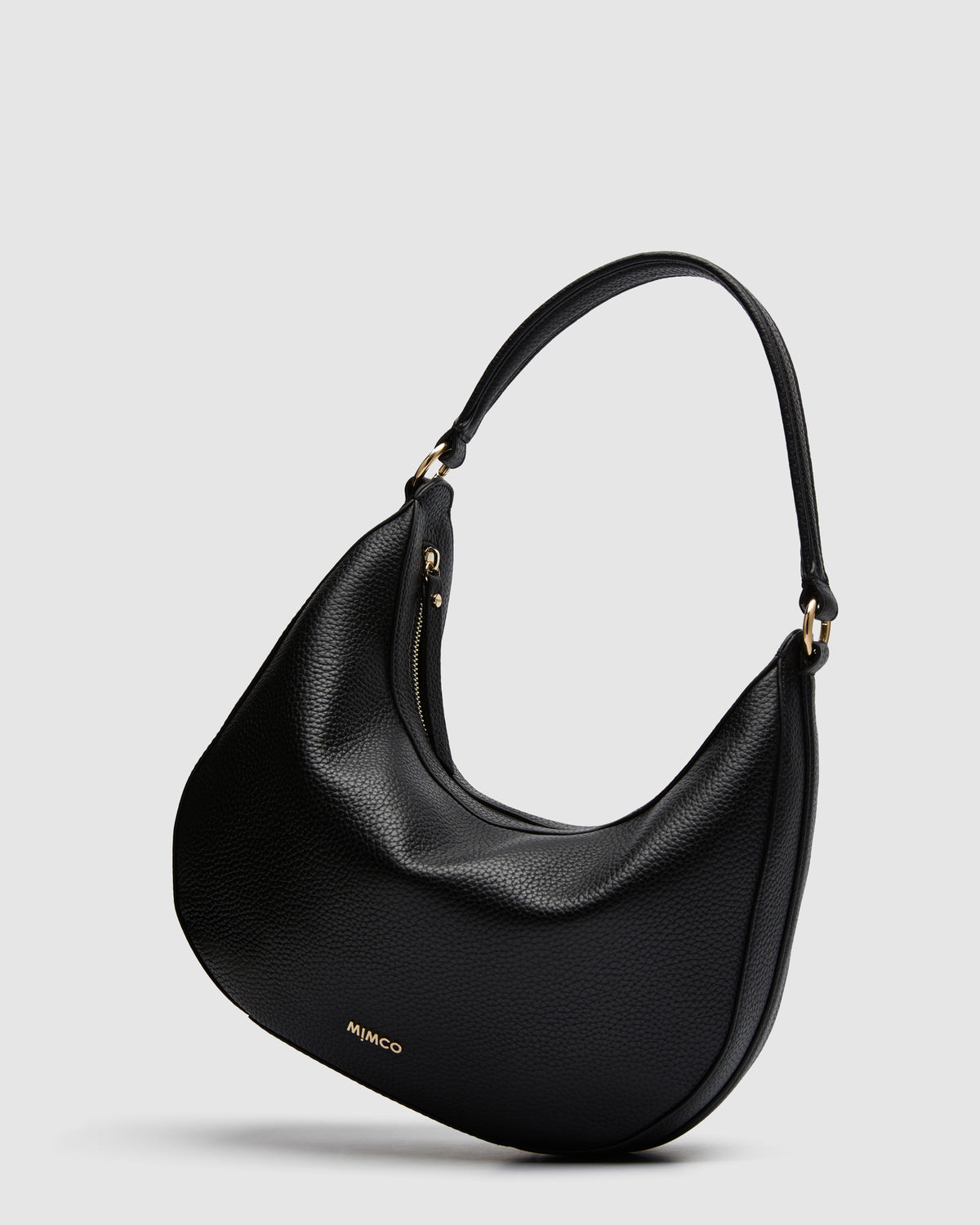 Luna Crescent Bag - Black Light Gold