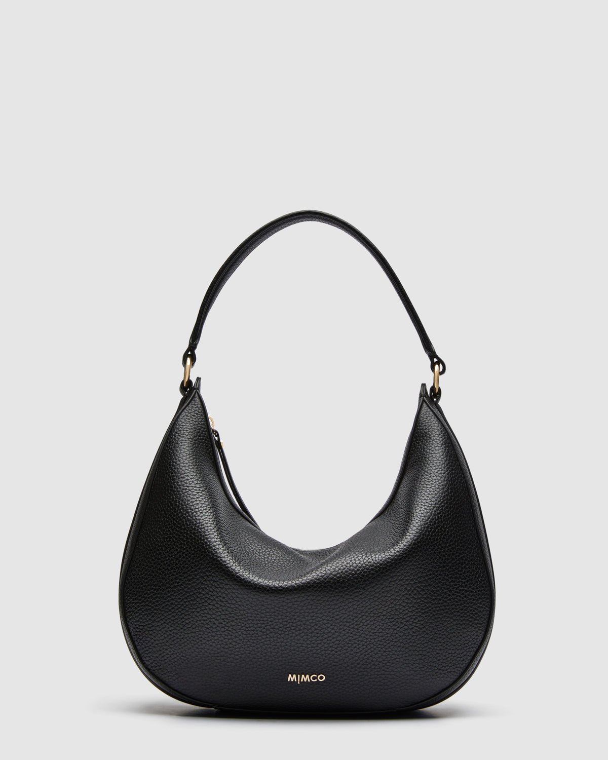 Luna Crescent Bag - Black Light Gold