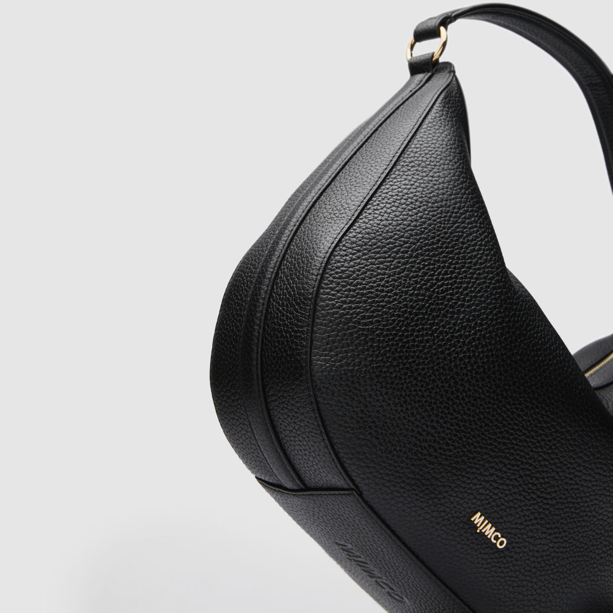 Luna Crescent Bag - Black Light Gold