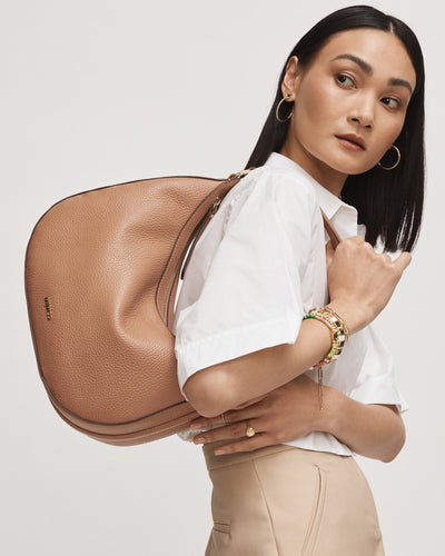 Luna Crescent Bag - Caramel