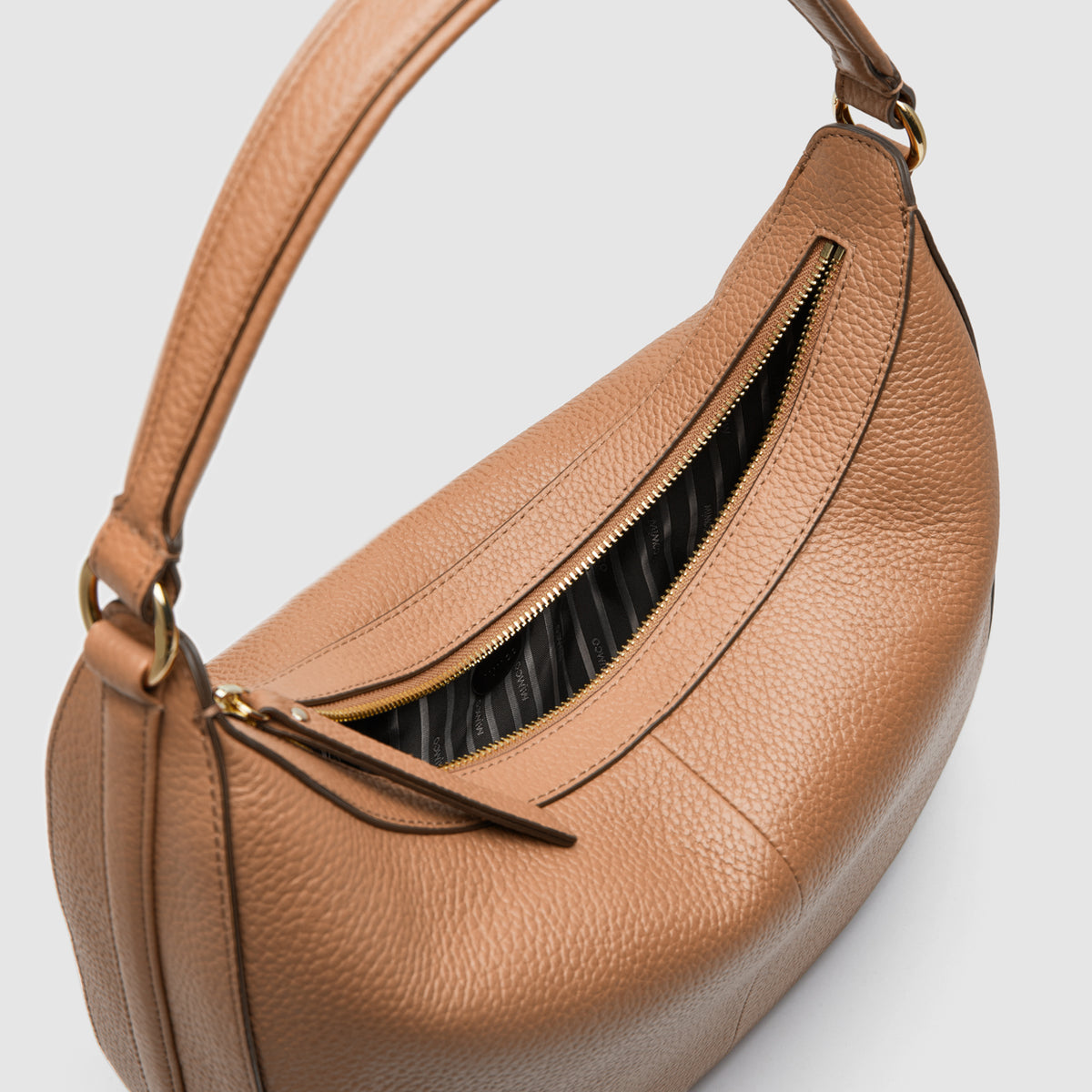 Luna Crescent Bag - Caramel