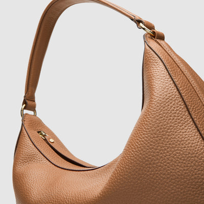 Luna Crescent Bag - Caramel