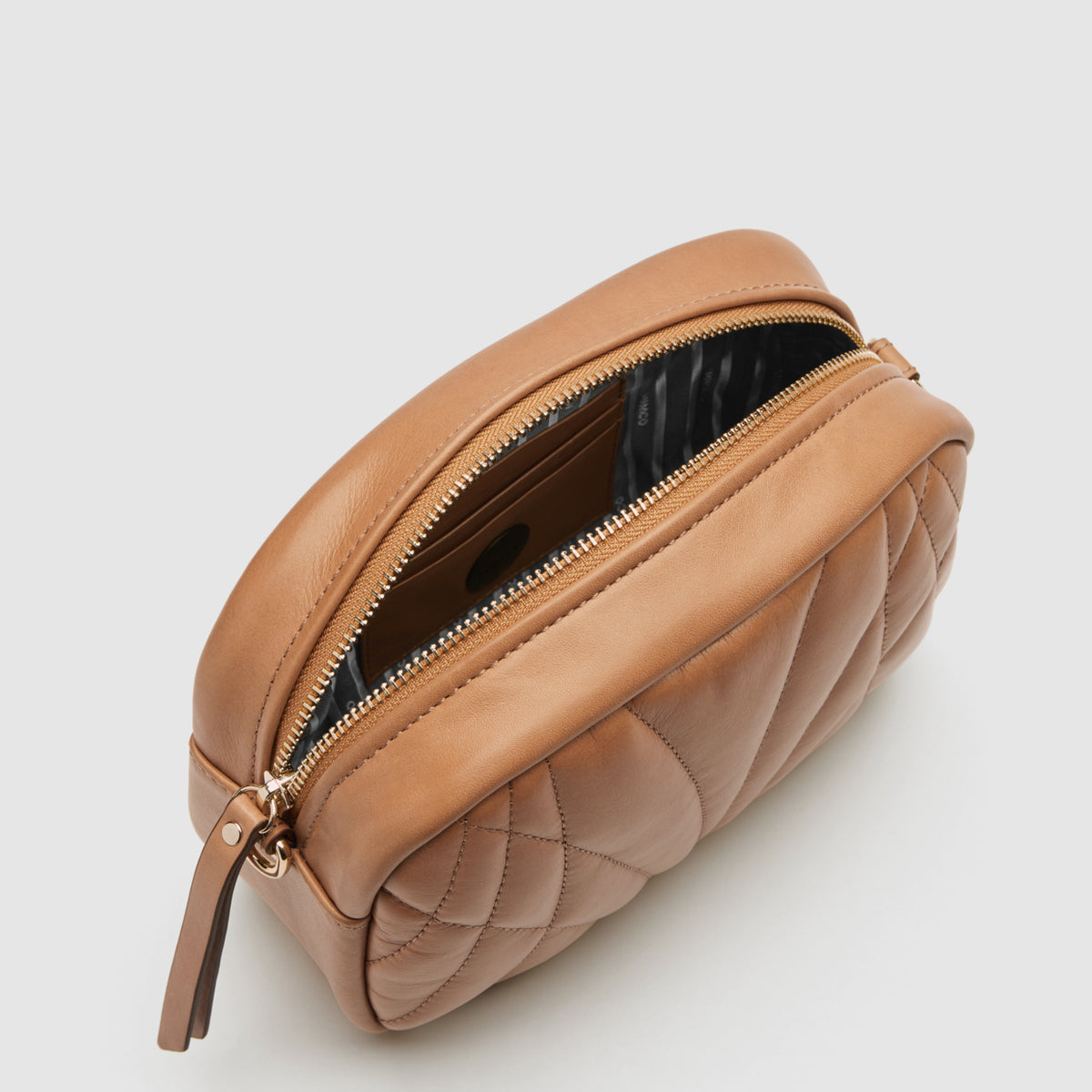 Stitch Crossbody Bag - Caramel