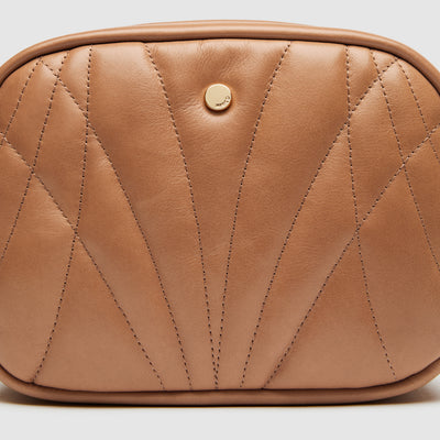 Stitch Crossbody Bag - Caramel