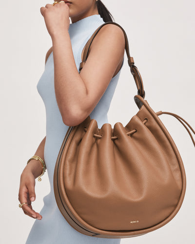Contort Bucket Bag - Caramel