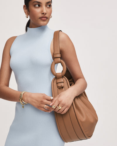 Contort Bucket Bag - Caramel