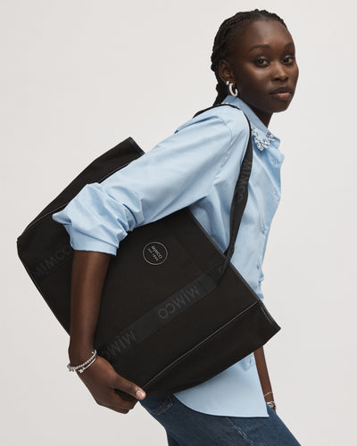 Est. 96 Tote Bag - Black Rose Gold