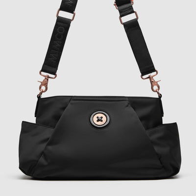 Mim-Mazing Nappy Bag - Black Rose Gold