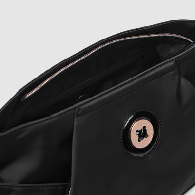 Mim-Mazing Nappy Bag - Black Rose Gold