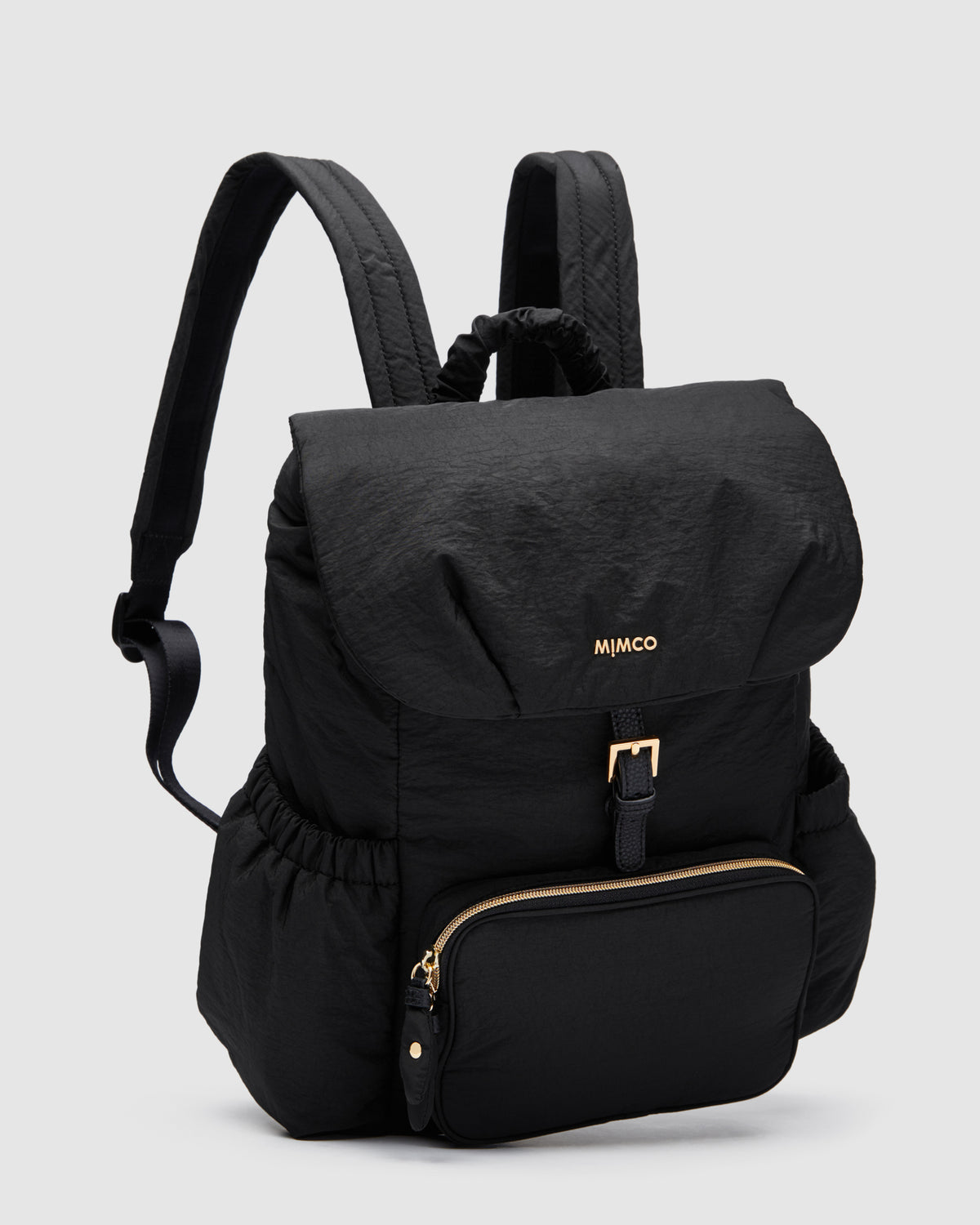 Flight Backpack Bag - Black Light Gold