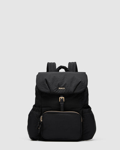 Flight Backpack Bag - Black Light Gold