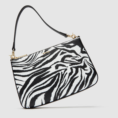Classico Shoulder Bag - Zebra Print
