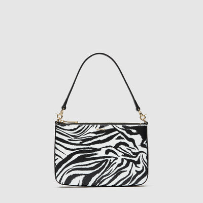 Classico Shoulder Bag - Zebra Print