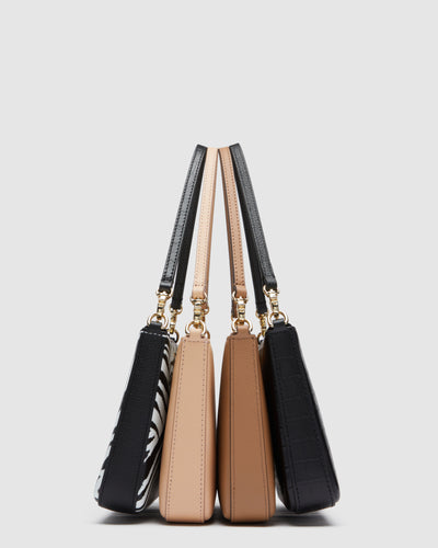 Classico Shoulder Bag - Zebra Print