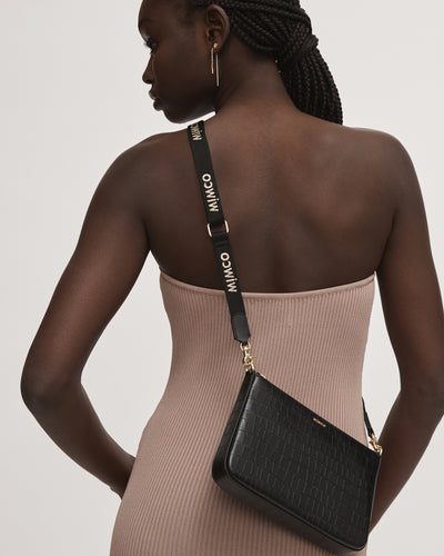 Tech Webbing Bag Strap - Black Gold