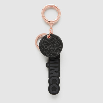 Est. 96 Zip Keyring - Black Rose Gold