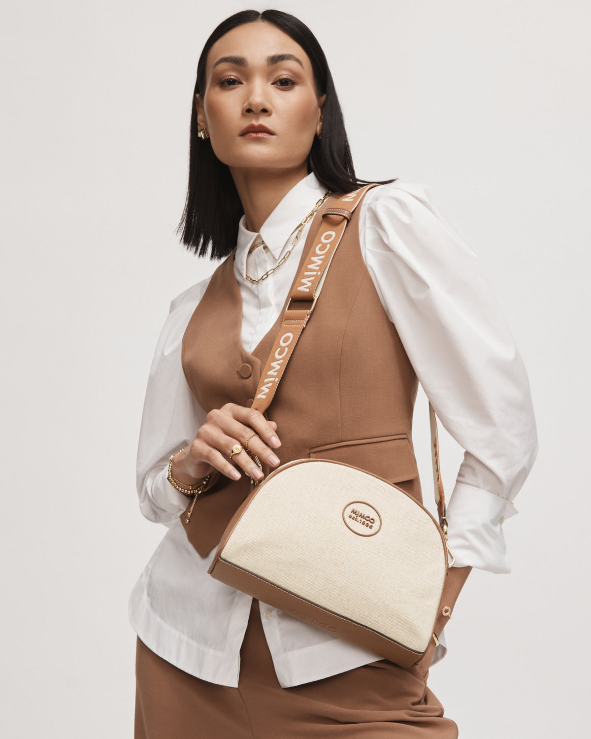 Est. 96 Crossbody Bag - Natural