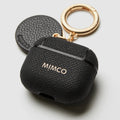 Mimpod Airpod 3 Keyring Case - Black Light Gold