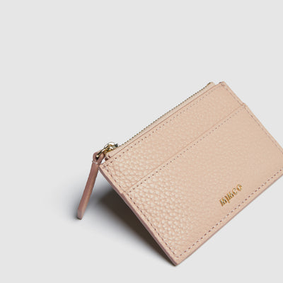 Classico Duo Card Wallet - Almond