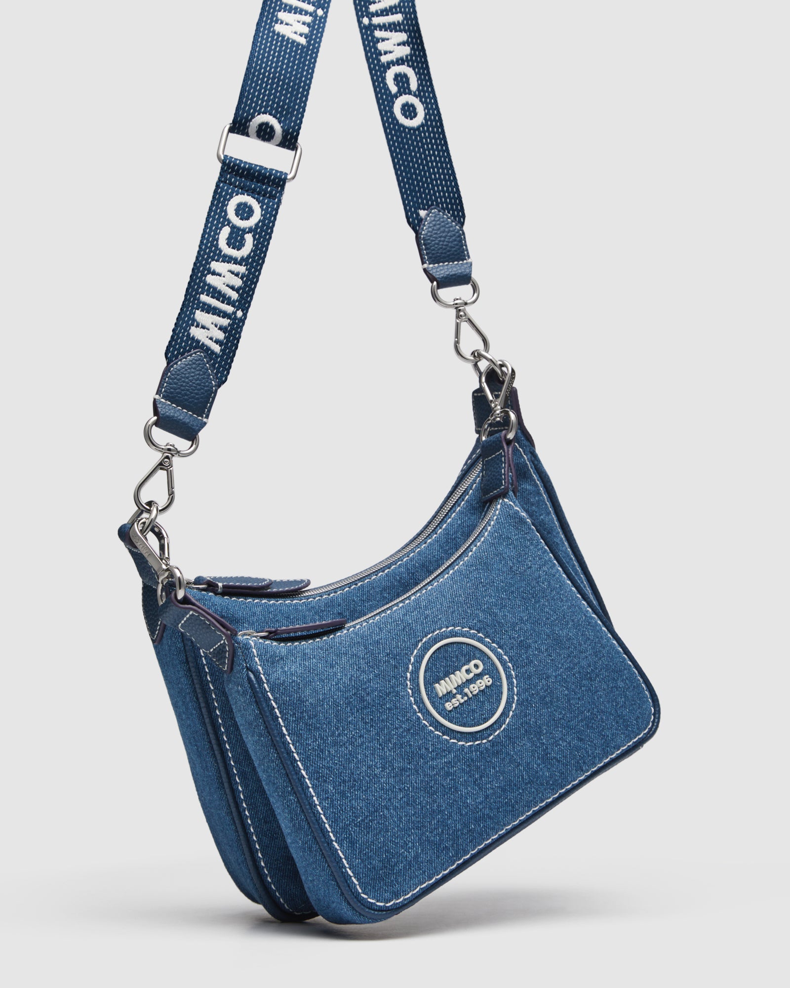 Est. 96 Duo Crossbody Bag - Denim