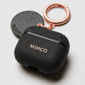 Mimpod Airpod 3 Keyring Case - Black Rose Gold