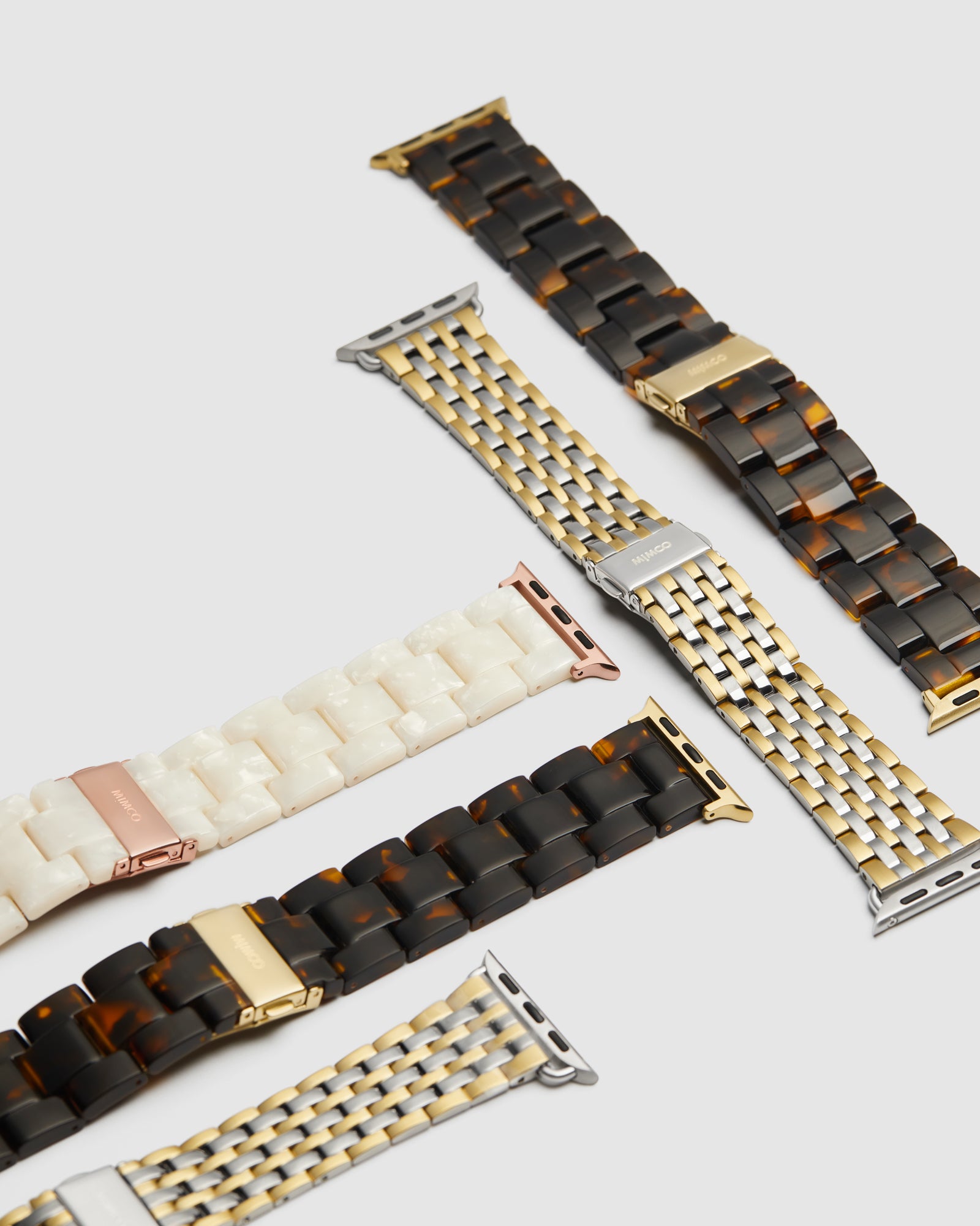 40mm Swirl Watch Band - Gold Silver