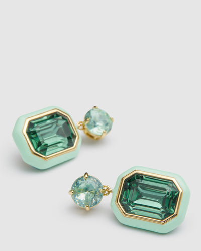 Fascinate Earrings - Celery