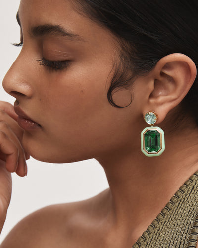 Fascinate Earrings - Celery