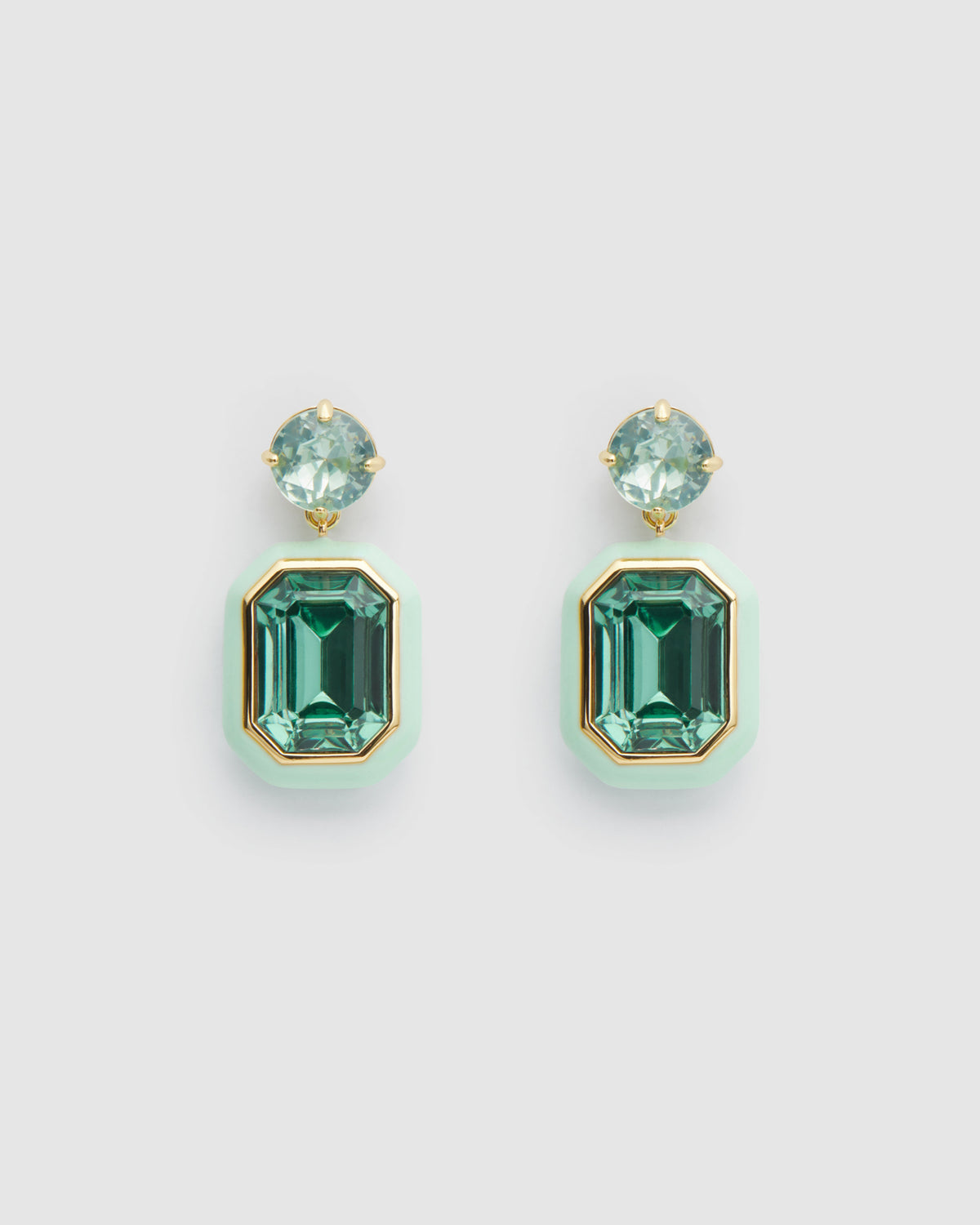 Fascinate Earrings - Celery