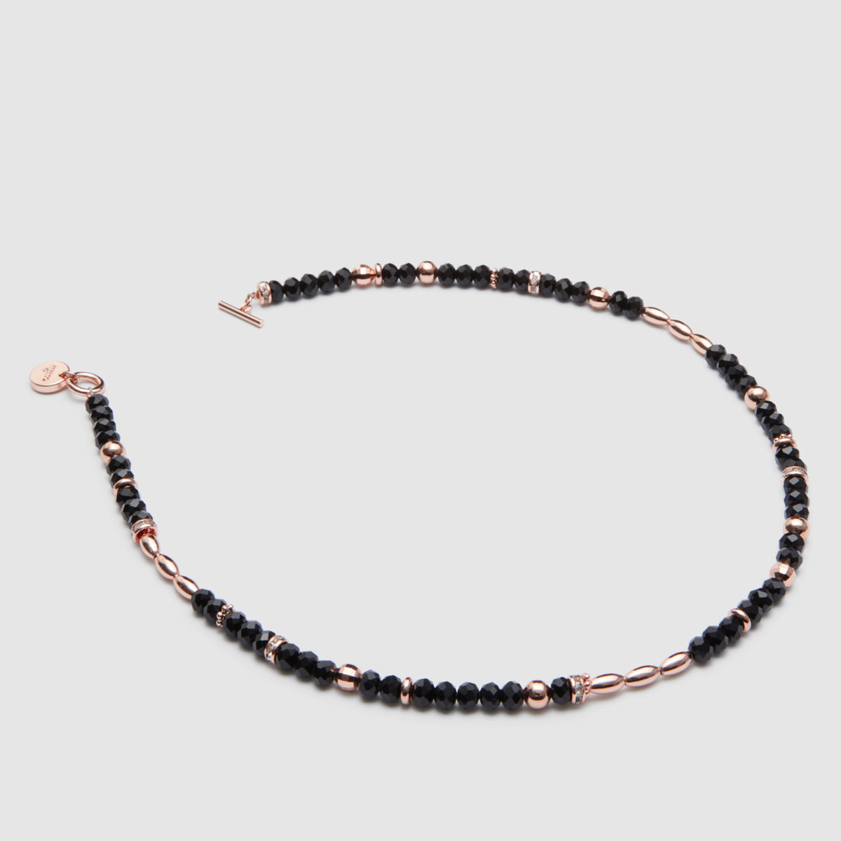 Ecliptic Beaded Necklace - Black