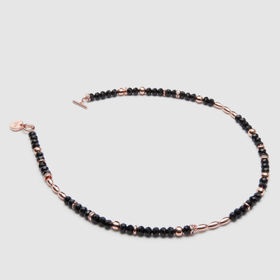 Ecliptic Beaded Necklace - Black