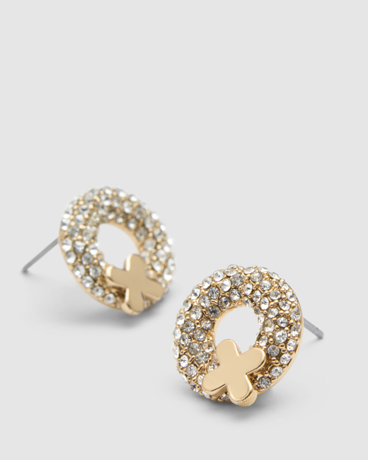Reflection Stud Earrings - Gold