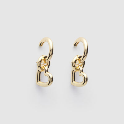 Reflection Drop Earrings - Gold