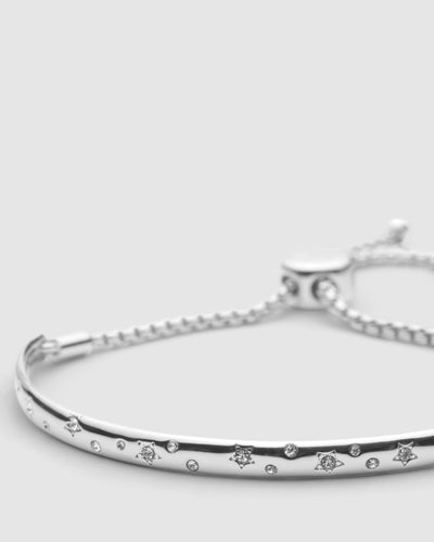 Stargazing Bangle - Silver