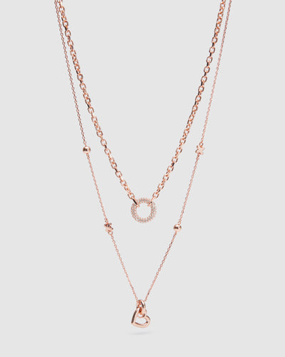 Reflection Necklace - Rose Gold