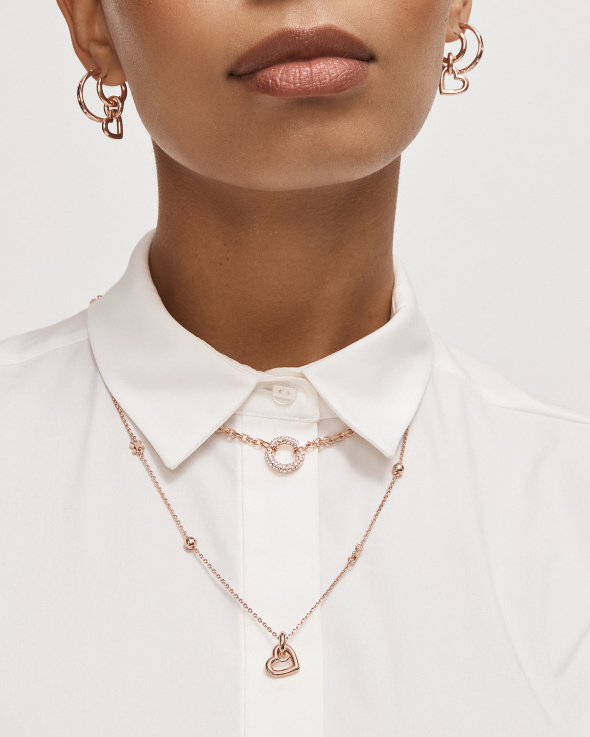 Reflection Necklace - Rose Gold