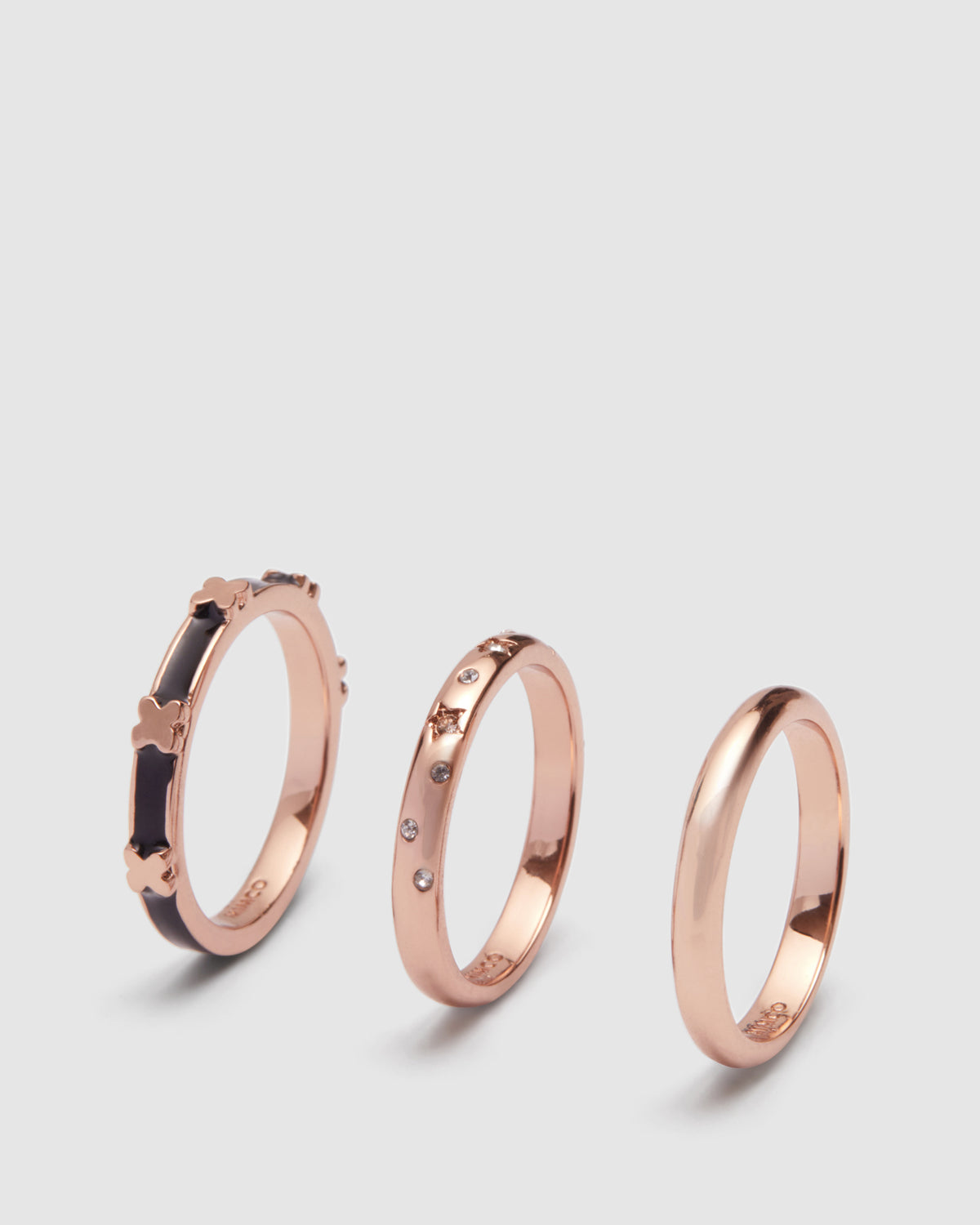 Stargazing Ring Set - Black
