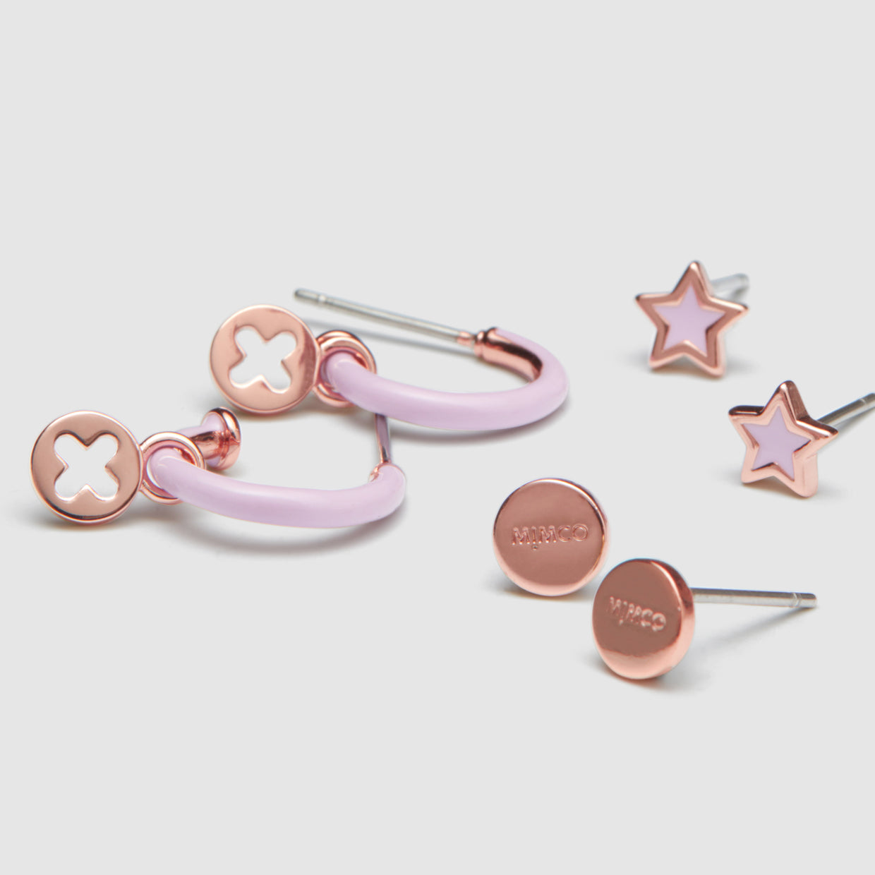 Gazing Stud Earring Set - Foundation