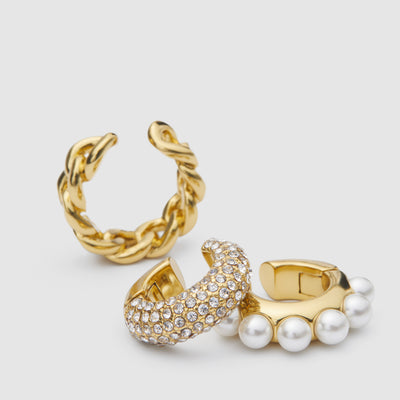 Deja Vu Ear Cuff Set - Gold