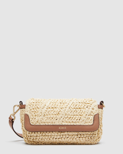 Promenade Crossbody Bag - Natural Caramel