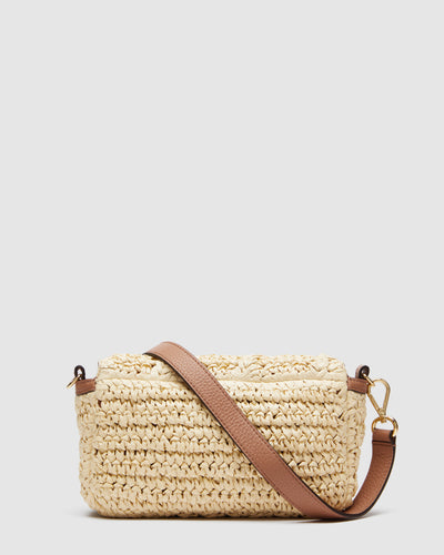 Promenade Crossbody Bag - Natural Caramel