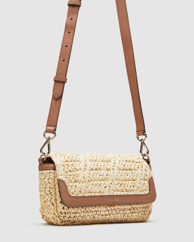 Promenade Crossbody Bag - Natural Caramel
