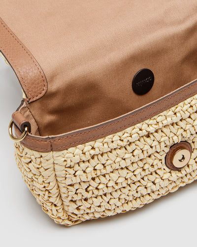 Promenade Crossbody Bag - Natural Caramel