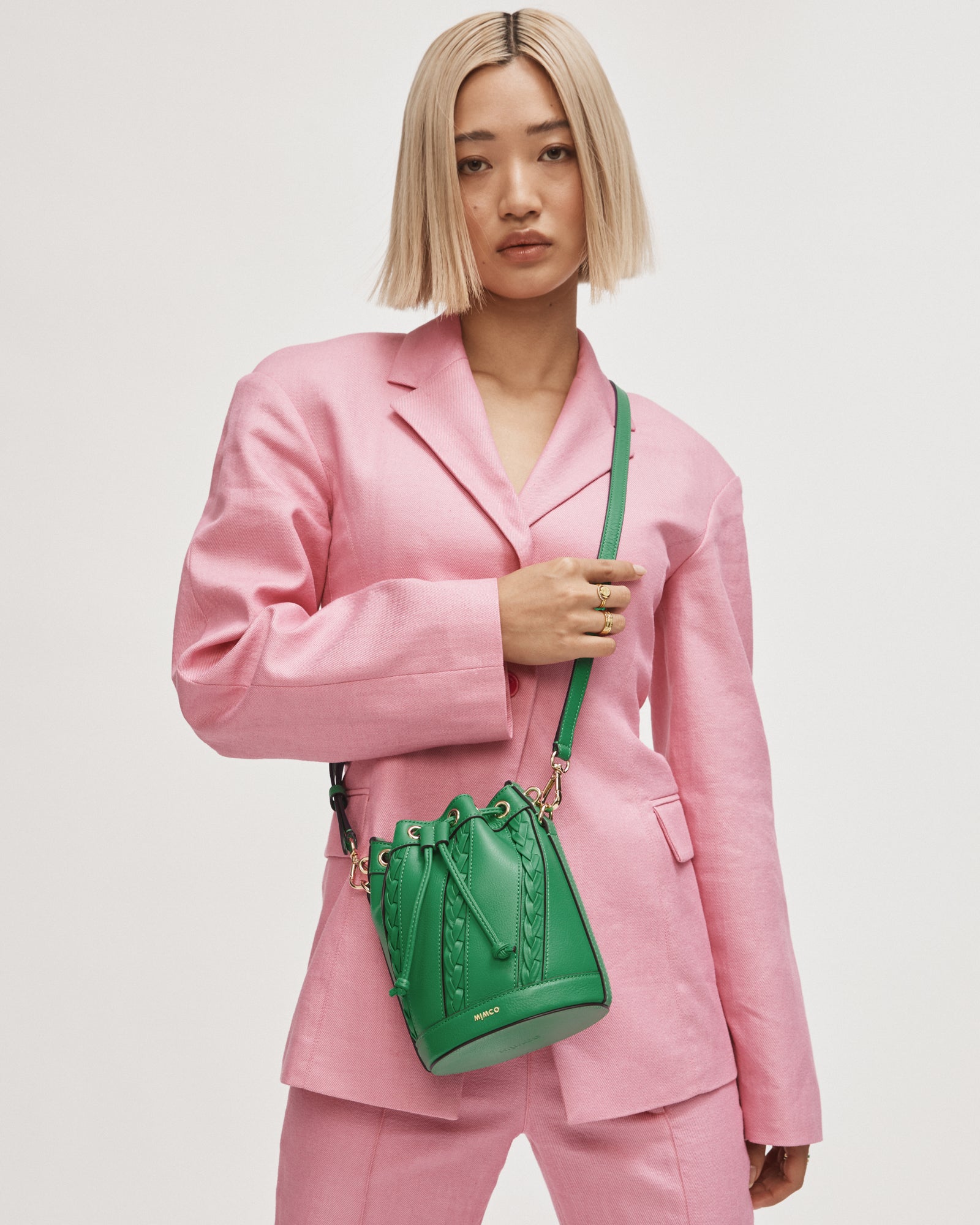 Promenade Mini Bucket Bag - Field Green