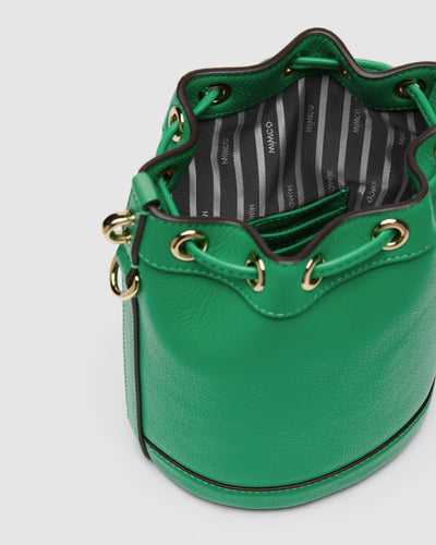 Promenade Mini Bucket Bag - Field Green