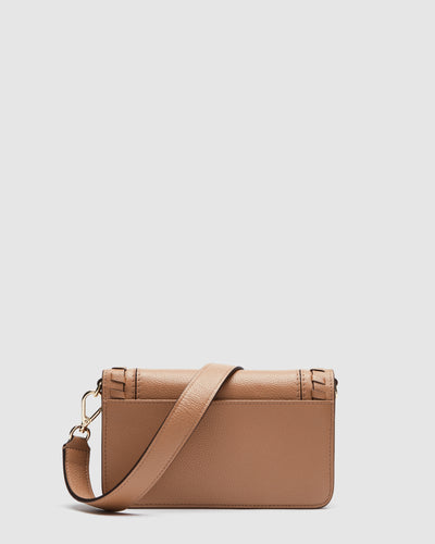 Piazza Wallet Crossbody Bag - Caramel