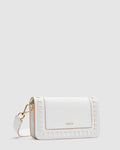 Piazza Wallet Crossbody Bag - White